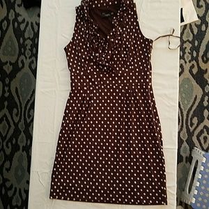 just Taylor pocadot dress